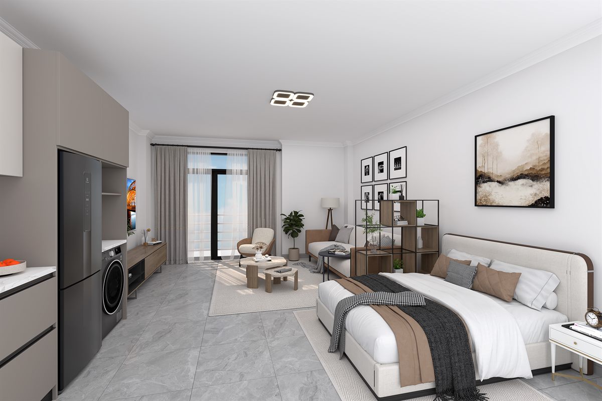 Modern Vanilla Vista Gardens studio apartment interior