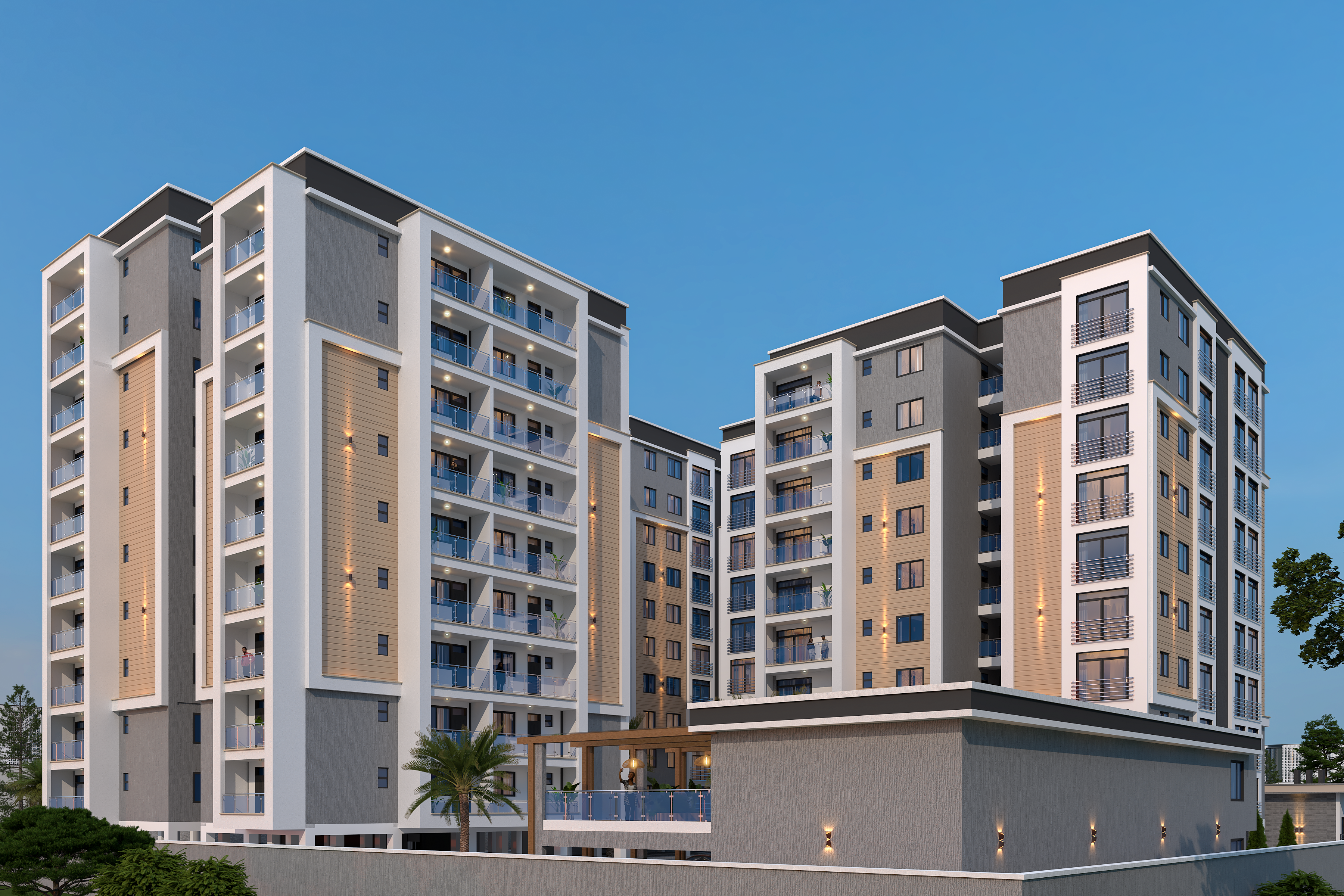 Vanilla Vista Gardens exterior side render
